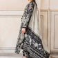 Baroque D-786 Printed three  piece suit