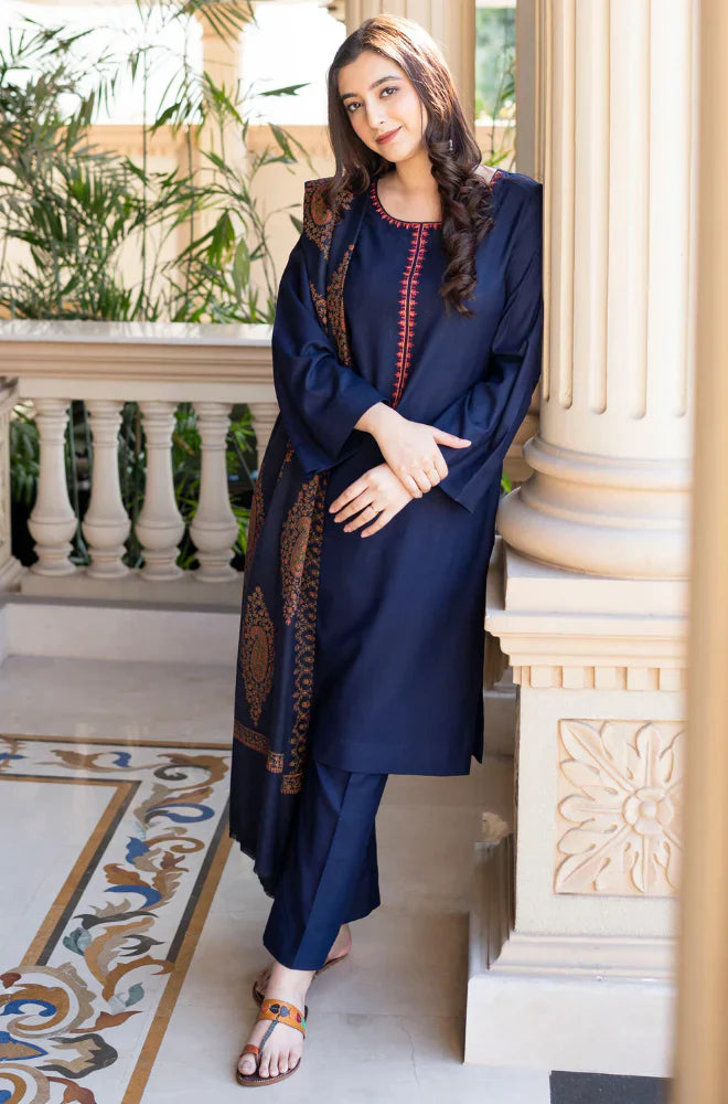 femalechoice Fcc-200 Blue Dhanak three piece
