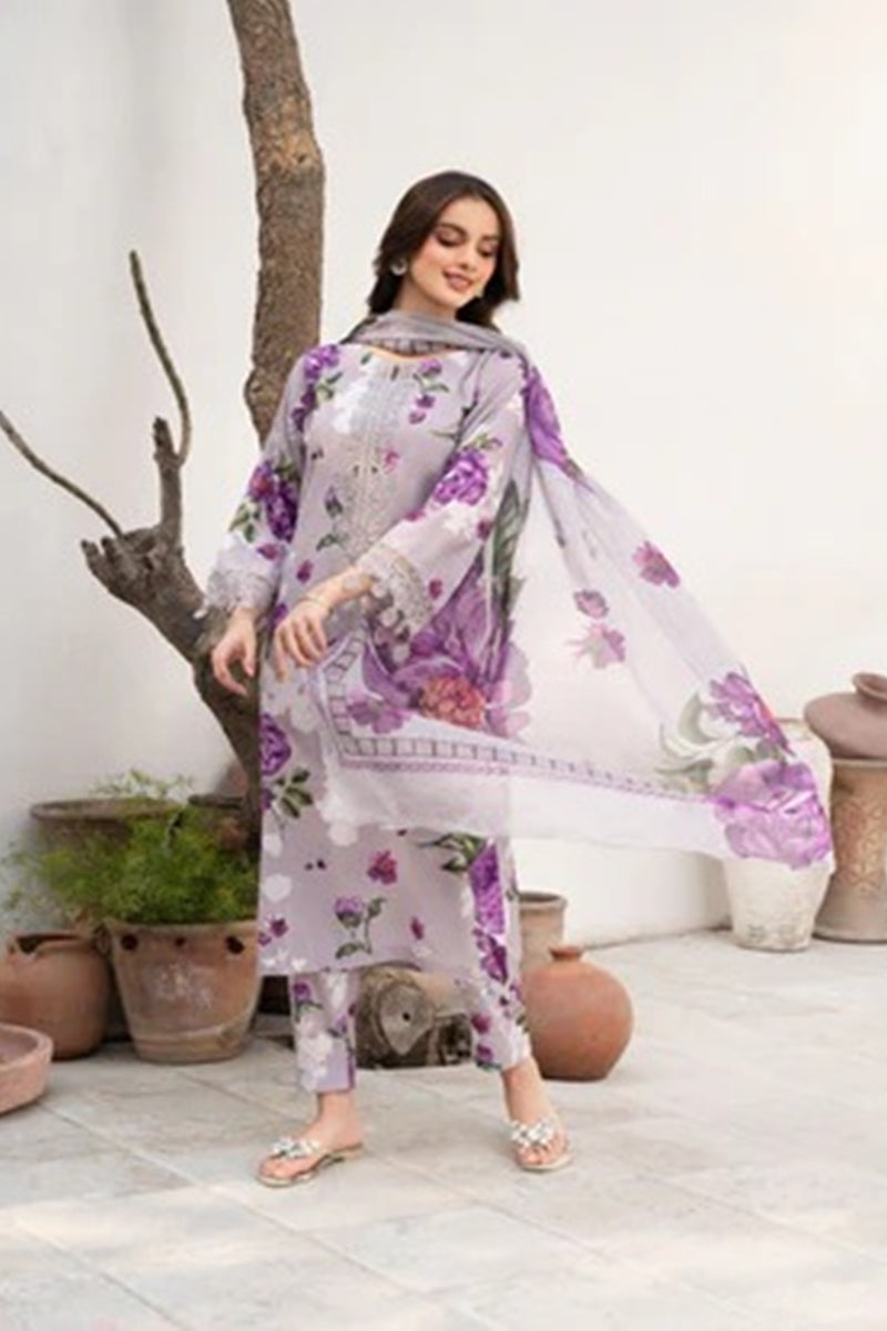 Baroque D-803 Printed three  piece