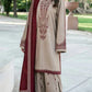 sapphire Embroidered Dhanak Three Piece D-99
