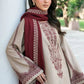 sapphire Embroidered Dhanak Three Piece D-99