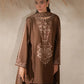Beechtree Embroidered Dhanak Three Piece D-70