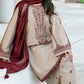sapphire Embroidered Dhanak Three Piece D-99