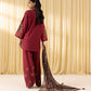 Sapphire Embroidered Dhanak Three Piece D-68
