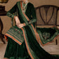 FCC ZC-150 Embroidered Velvet Three piece With Velvet Shawl  Winter Collection