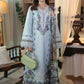 Qalamkar Chikenkari Embroidered Dhanak Three Piece QL-1028 Dhanak