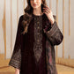 jazmin D-220 Embroidered Velvet Three piece  Winter Collection