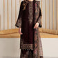 jazmin D-220 Embroidered Velvet Three piece  Winter Collection