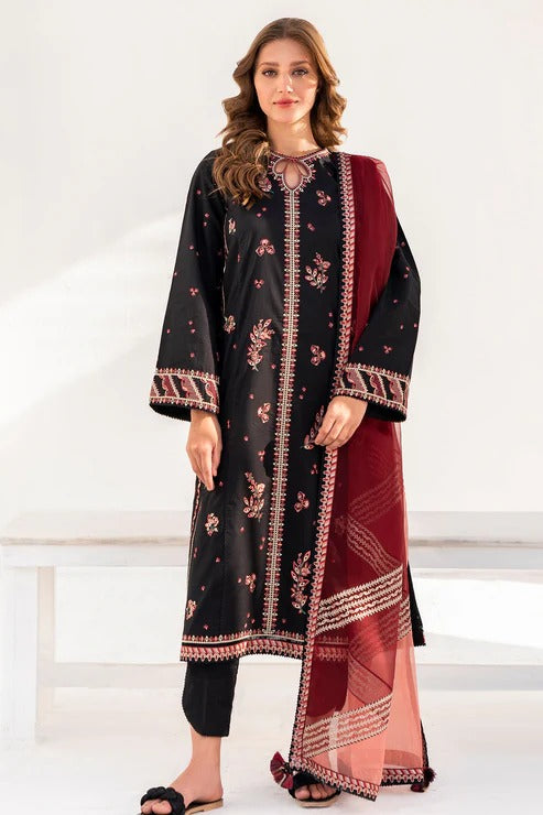 jazmin Embroidered Lawn Three Piece JZ-1019