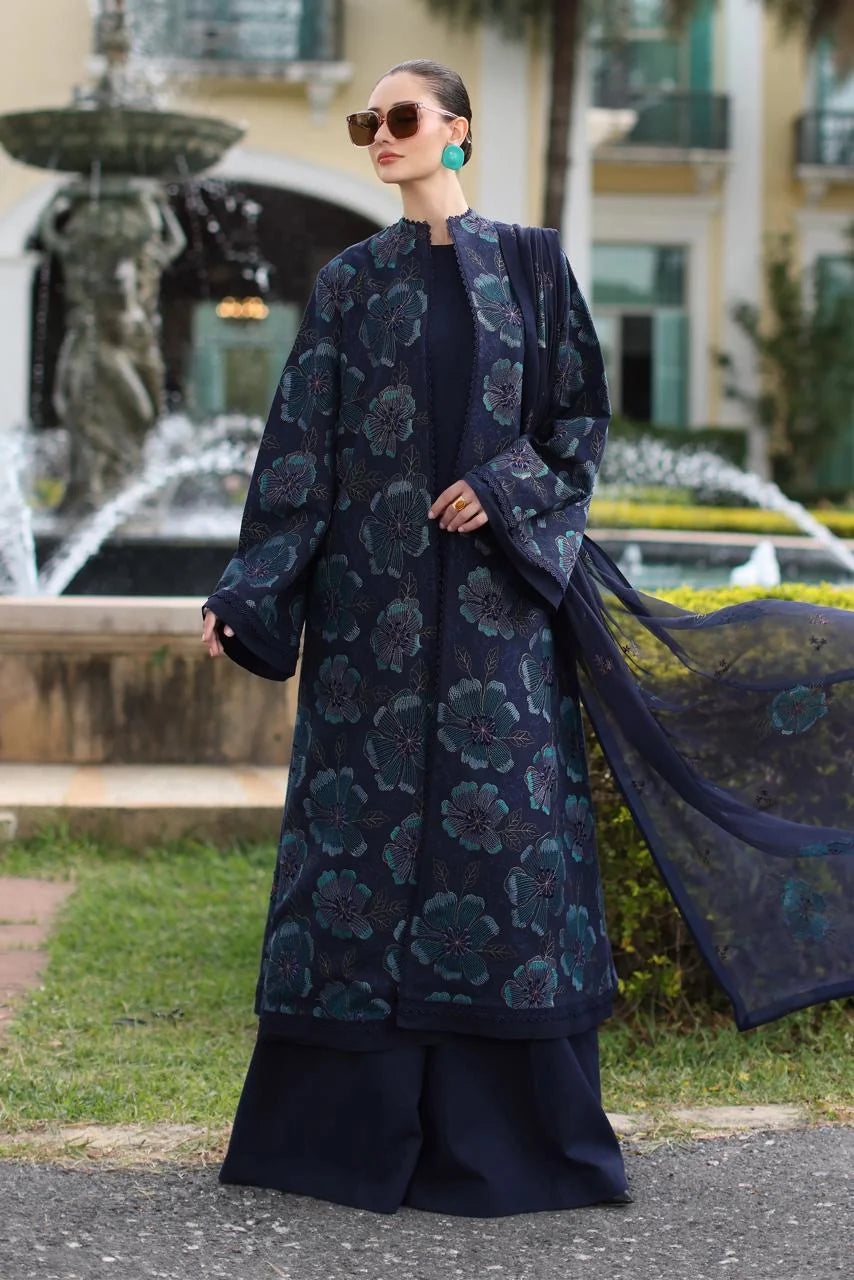 Bareeze Embroidered Dhanak Three Piece BR-22