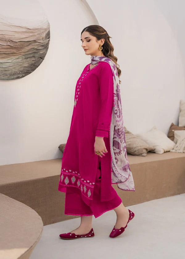 Zarashahjhan Embroidered Dhanak Three Piece COCO-163