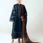 Jugnu Embroidered Dhanak Three Piece J-416