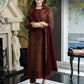 Asim jofa D-405 Embroidered Dhanak Three Piece Winter Collection
