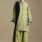 Coco Embroidered Dhanak Three Piece D-230