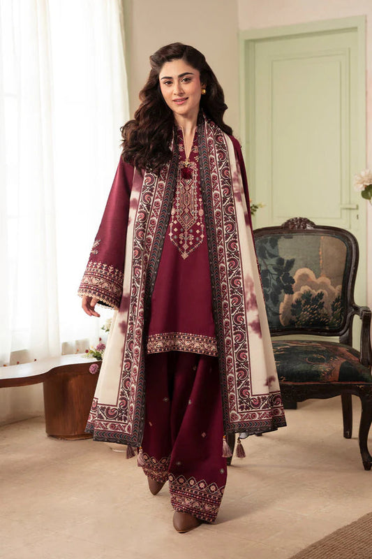 Maria-B Embroidered lawn Three Piece MB-356
