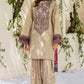 jazmin  Embroidered three  piece suit D-303