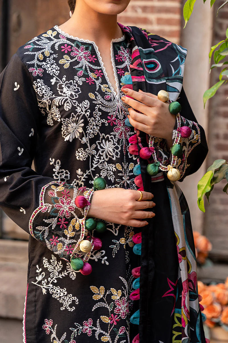 Mushq Embroidered Lawn Three Piece MQL-24