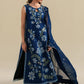 Izel D-404 Embroidered Dhanak Three Piece Winter Collection