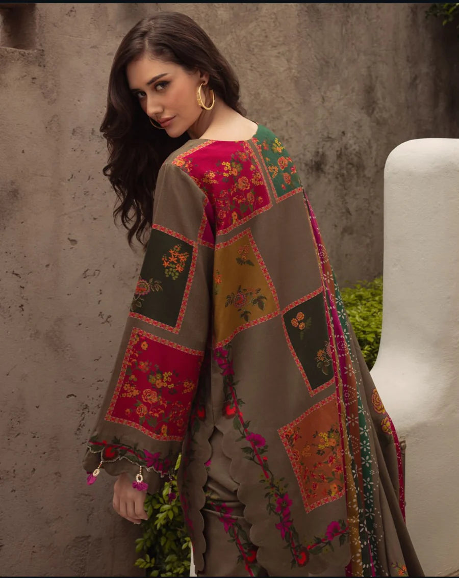 Baroque D-2115 Printed three  piece ( winter )