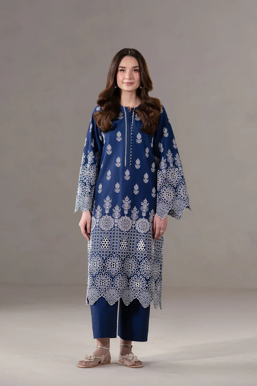 Garnet Embroidered Lawn two Piece - Noor's Collection
