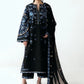 Hussain Rehar D-402 Embroidered Dhanak Three Piece Winter Collection