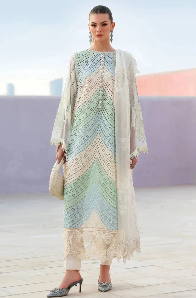Maria-B Lawn Chikenk-Kari Three Piece MB-12