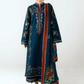 Jugnu Embroidered Dhanak Three Piece J-416