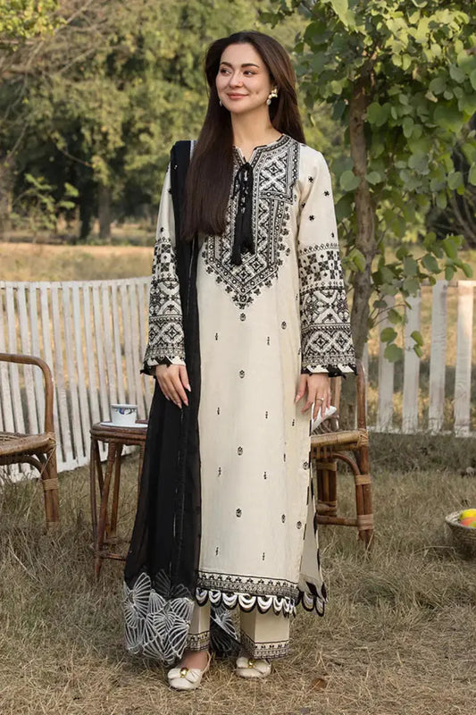 ALLY'S Lawn Embroidered Three Piece AL-200