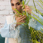 lzel Lawn Chikenk-Kari Embroidered Three Piece Izl-93