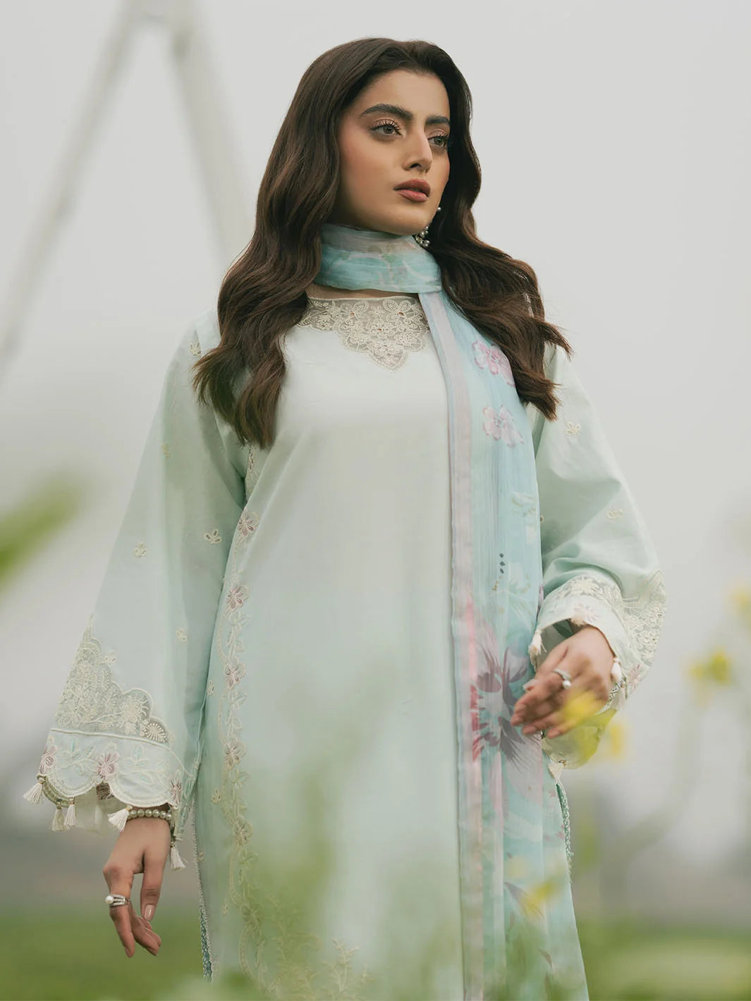 IZEL Embroidered lawn Three Piece IZL-329