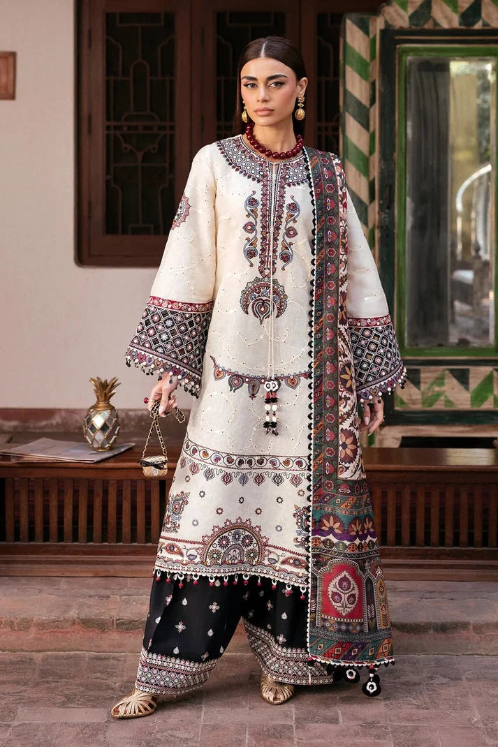 Jazmin Embroidered lawn Three Piece JZ-12