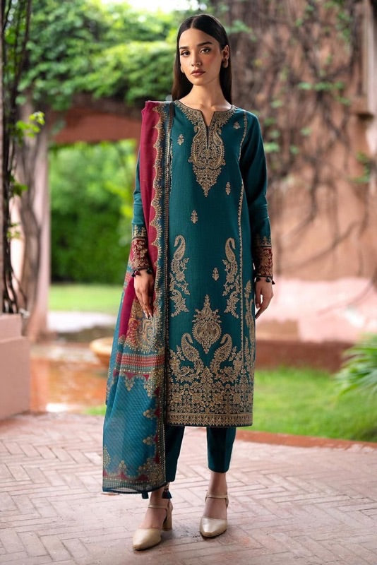 Maria B Embroidered lawn Three Piece MB-50