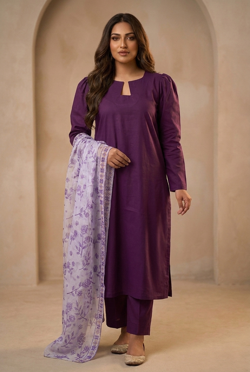 femalechoice Fcc-05 Lawn Three Piece
