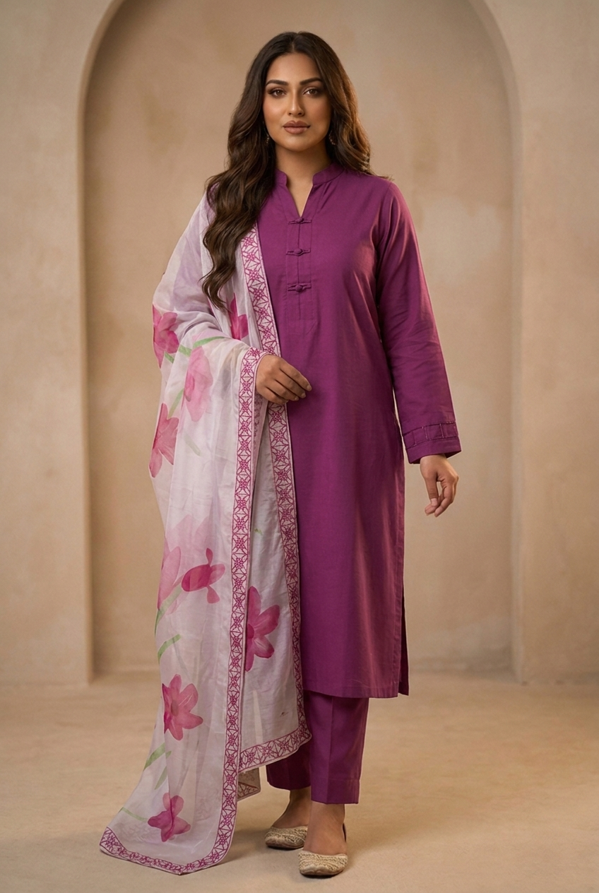 femalechoice Fcc-08 Lawn Three Piece
