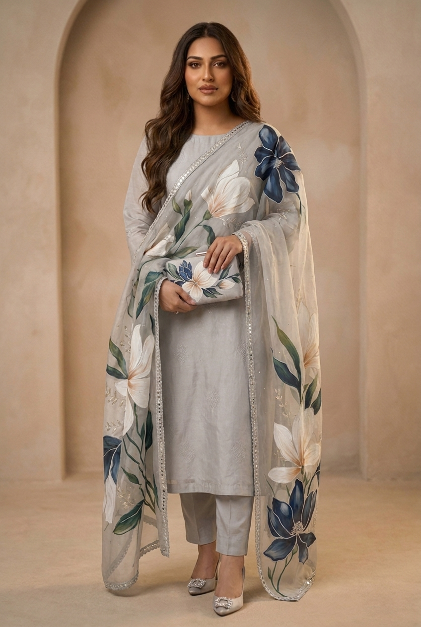 femalechoice Fcc-13 Lawn Three Piece