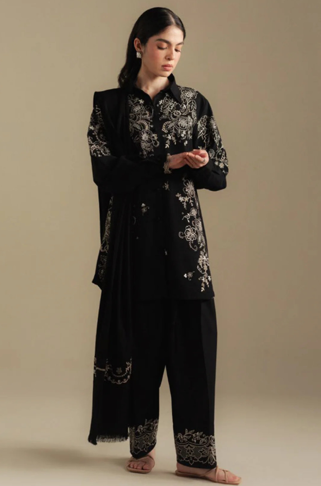 Zara shahjahan Embroidered lawn Three Piece ZSJ-224