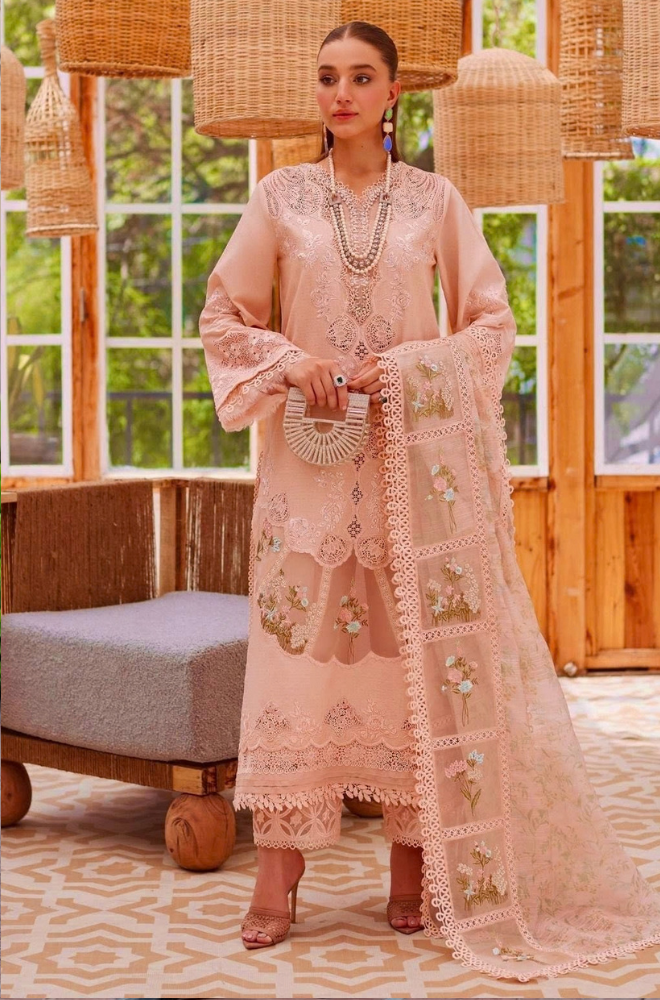 Crimson Embroidered Lawn Three Piece CR-274