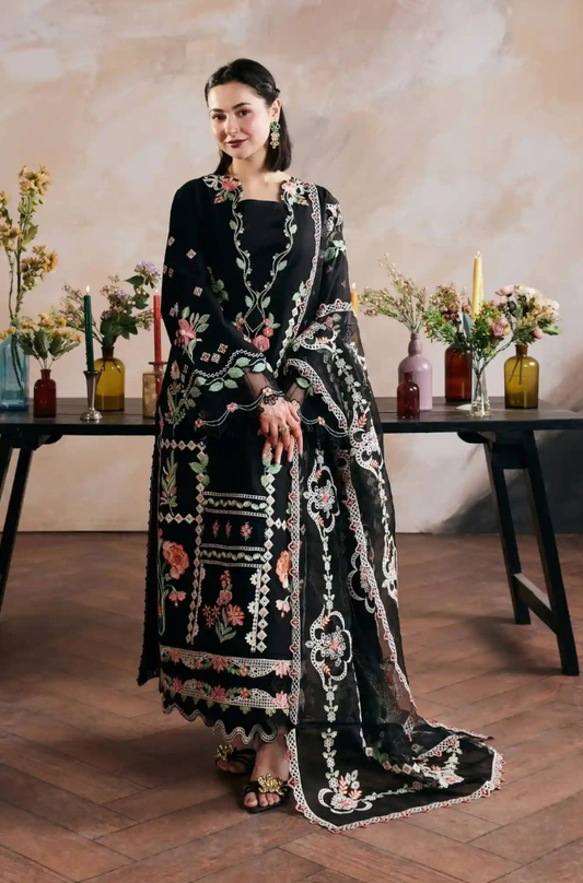 Maryam Husain Dahank Embroidered Three Piece MH-394