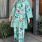 fcc-1092 Printed Airjet Viscous Silk Two piece