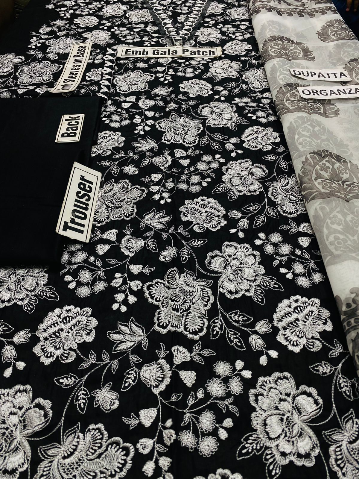 Qalamkar QL-02 Linen Three Piece Winter Collection