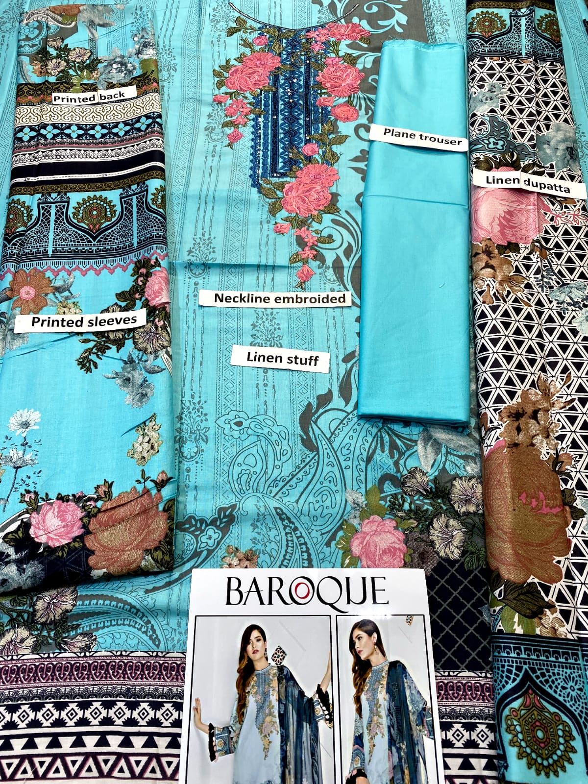 baroque 01 three piece linen winter collection