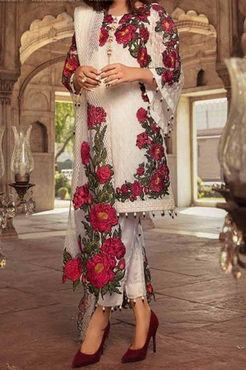 Charizma CH-50 three piece Lawn Embroidered Suit