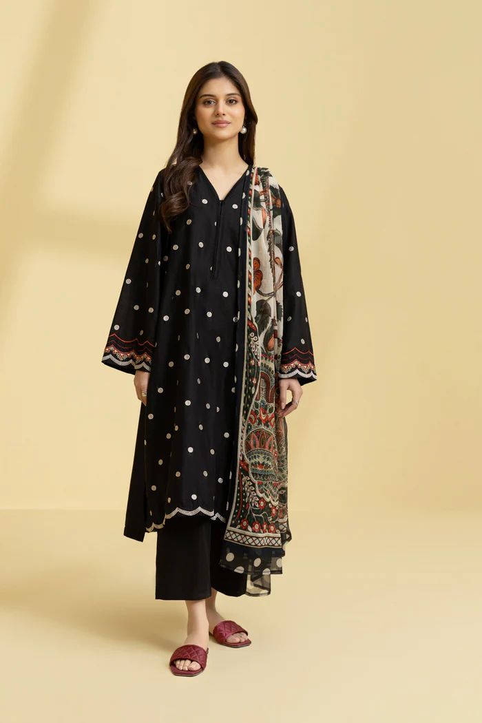 Nishat NL-12  Embroidered Lawn Three Piece Summer Collection