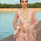 Crimsonn CR-02 Pink Embroidered Linen Three Piece Winter Collection