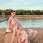 Crimsonn CR-02 Pink Embroidered Linen Three Piece Winter Collection