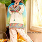 Maria B D-313 white kids Wear Lawn Embroidered two piece