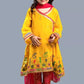 Maria B D-07 Yellow kids Wear Lawn Embroidered two piece