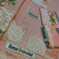 Crimsonn CR-02 Pink Embroidered Linen Three Piece Winter Collection