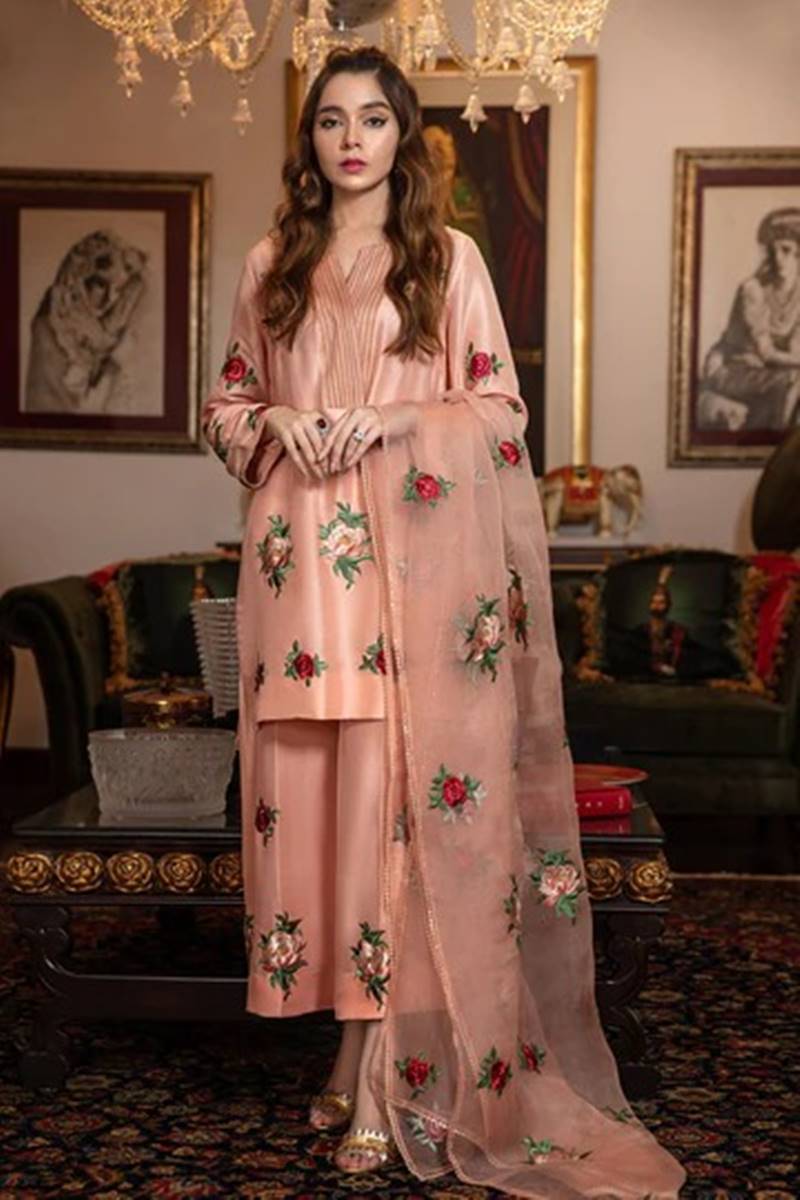 Fcs-01 Embroidered Airjet Viscous Silk Three Piece