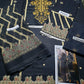 Rang Rasiya D 3080 Black Lawn three piece suit Summer Collection